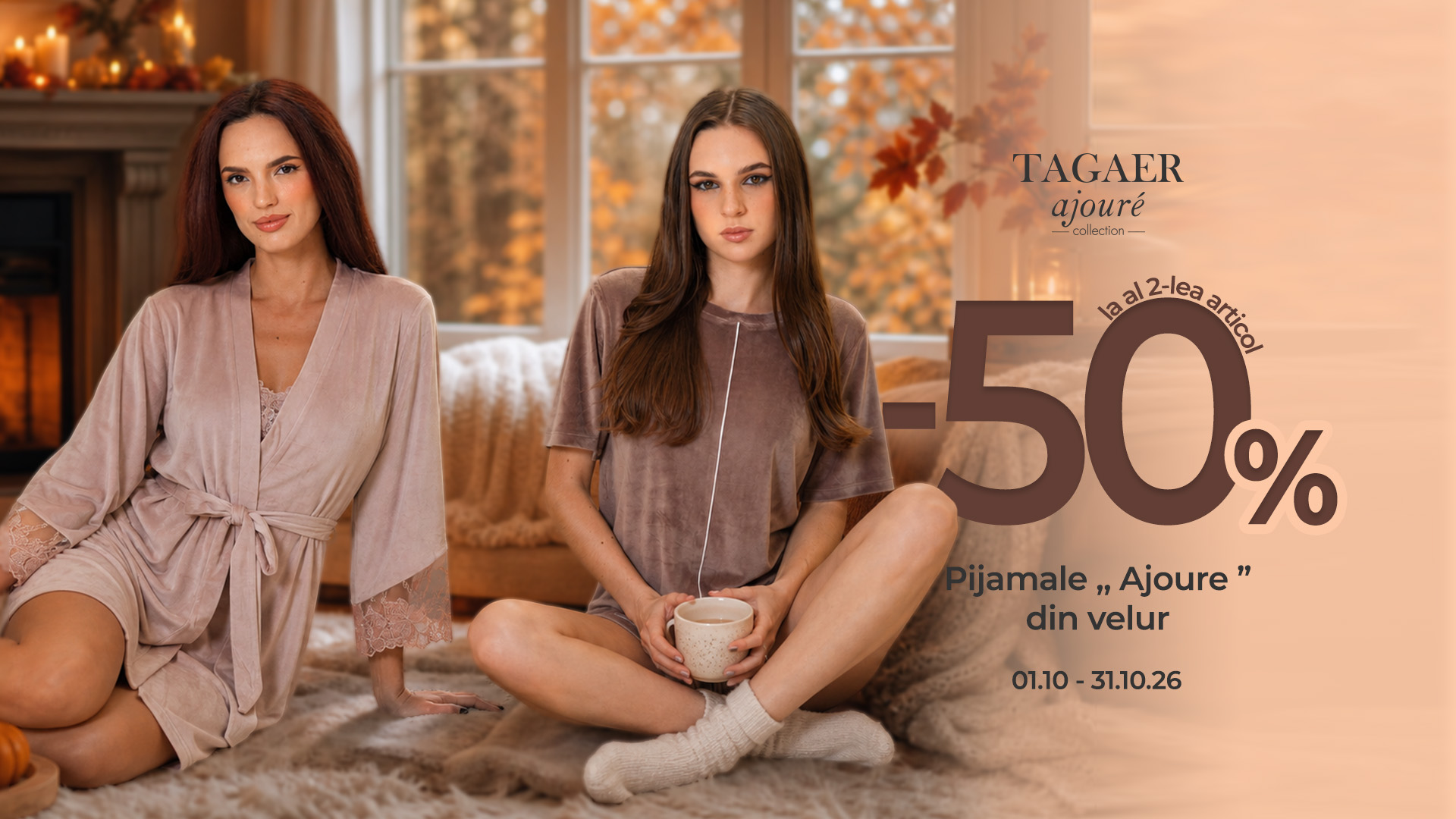 AJOURE | -50% LA AL DOILEA ARTICOL